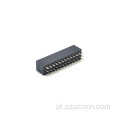 Conector fêmea de passo de 2,54 mm reto 39P